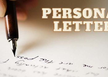 how to write a personal letter