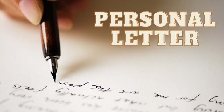 how to write a personal letter