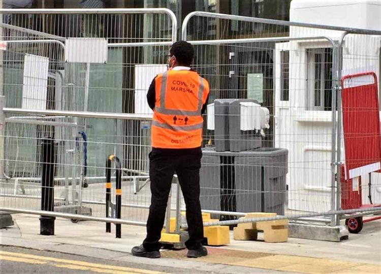 temporary security fence panels