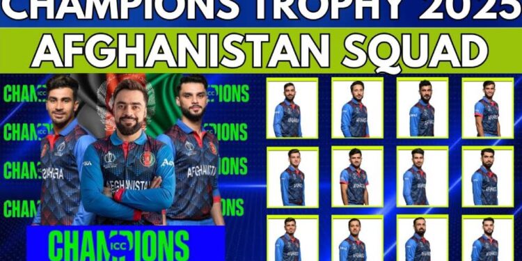 Afghanistan Squad for ICC Champions Trophy 2025