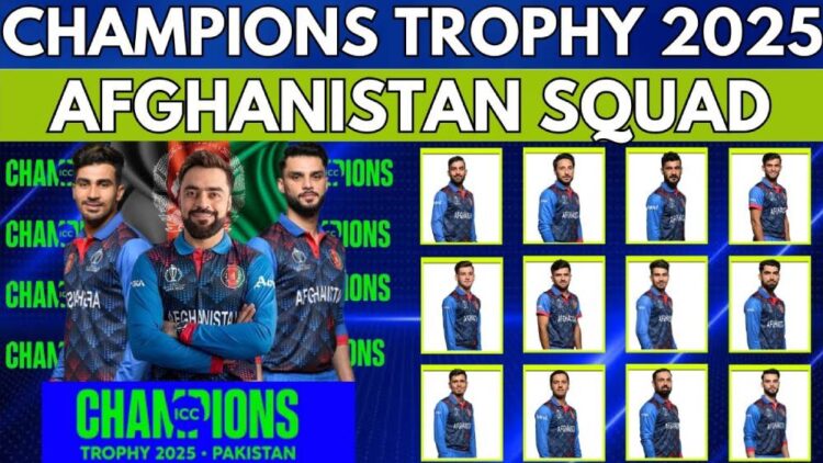 Afghanistan Squad for ICC Champions Trophy 2025