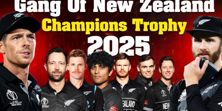 New Zealand Squad for ICC Champions Trophy 2025