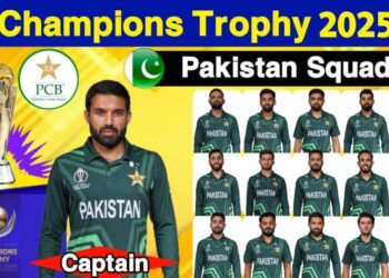 Pakistan National cricket Team for ICC Champions Trophy 2025