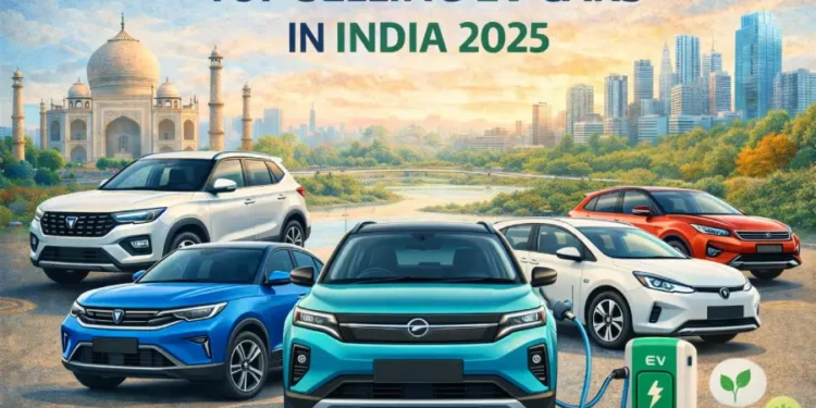 Top Selling EV Cars in India 2025
