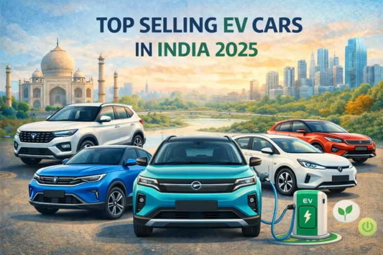 Top Selling EV Cars in India 2025
