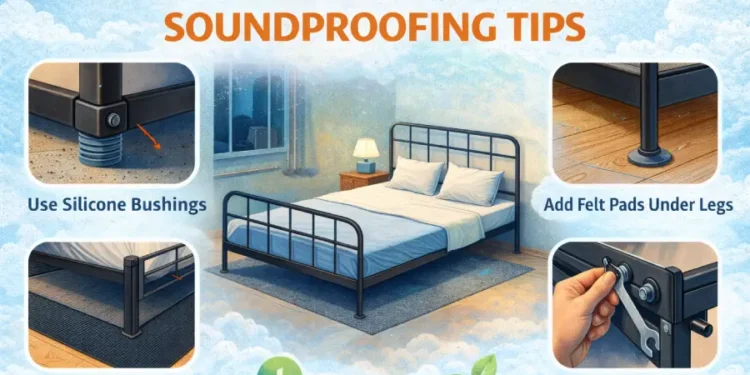 Metal Bed Soundproofing Tips to Stop Squeaking Noise