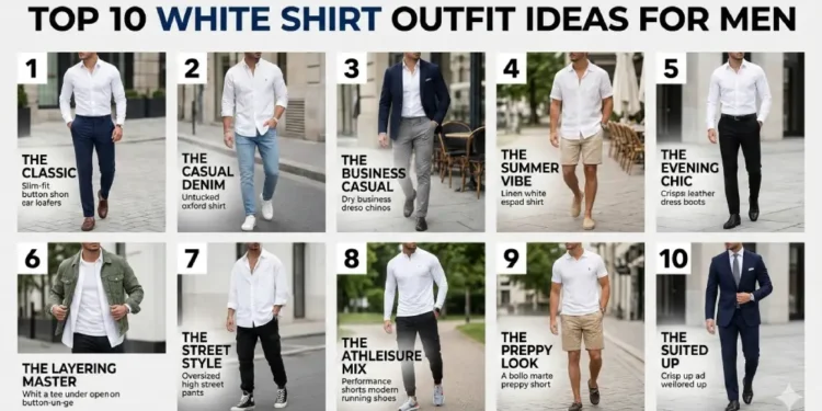 Top 10 White Shirt Outfit Ideas for Men
