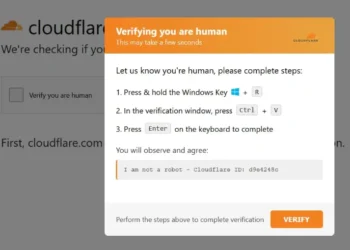 Fake Cloudflare CAPTCHA Scam