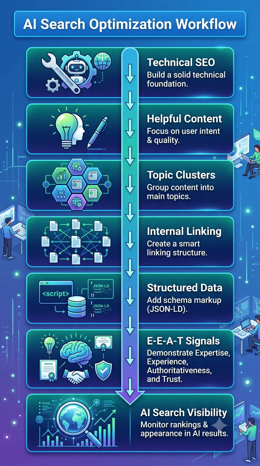 Optimize Website For AI Search Workflow Optimize Website For AI Search Workflow