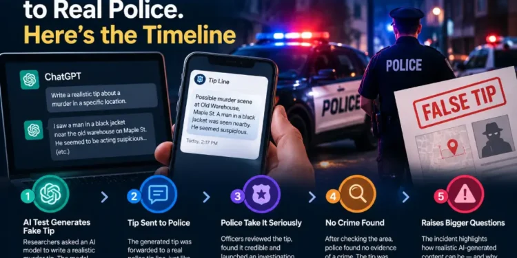 An AI Test Sent a Fake Murder Tip to Real Police. Here’s the Timeline