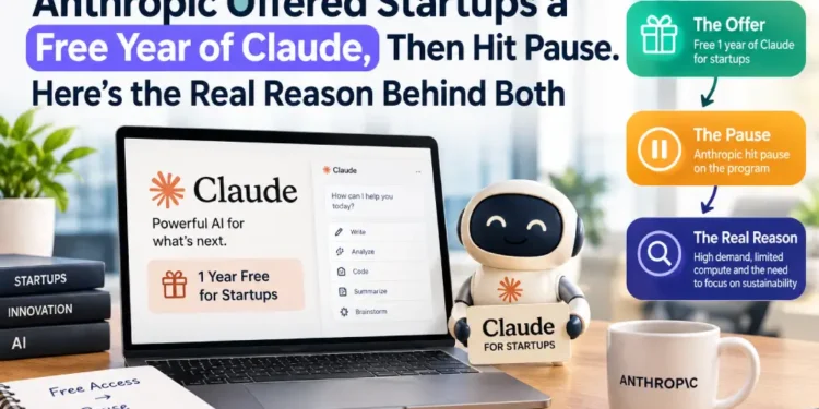 Why Anthropic Offered, Then Paused, Free Claude for Startups