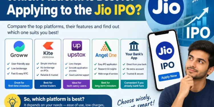 Which Platform Is Best for Applying to the Jio IPO?
